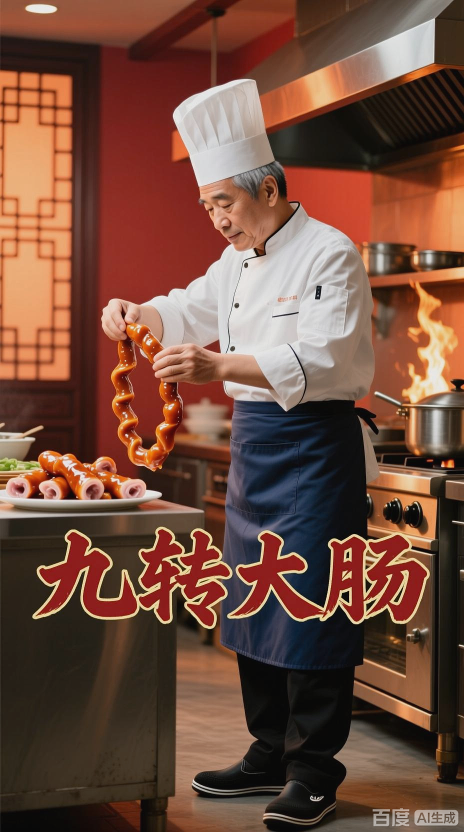 鲁菜九转大肠,传统工艺的魅力