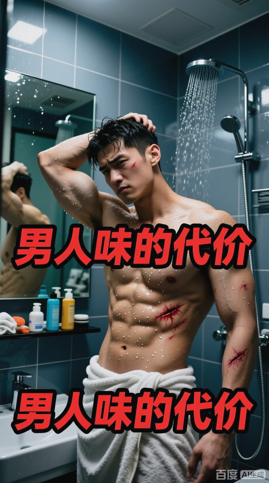肌肉男的尴尬洗澡与抓痒记