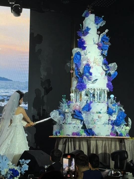 3米海底世界主题结婚蛋糕