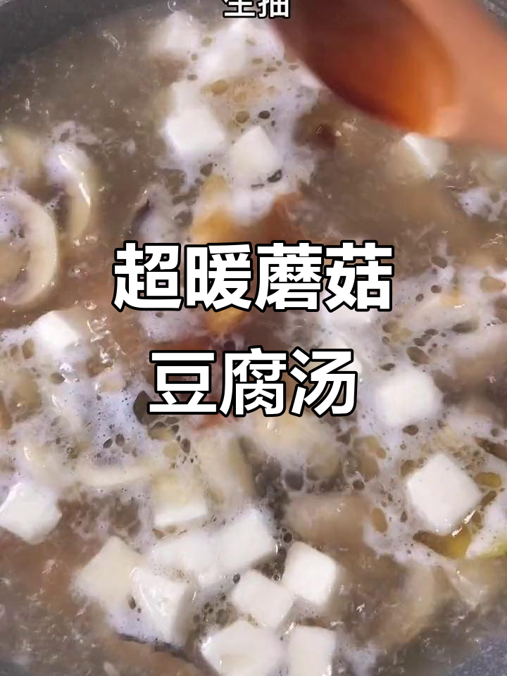 寒冷天气必备!这道蘑菇豆腐汤暖心又美味,家人都爱喝