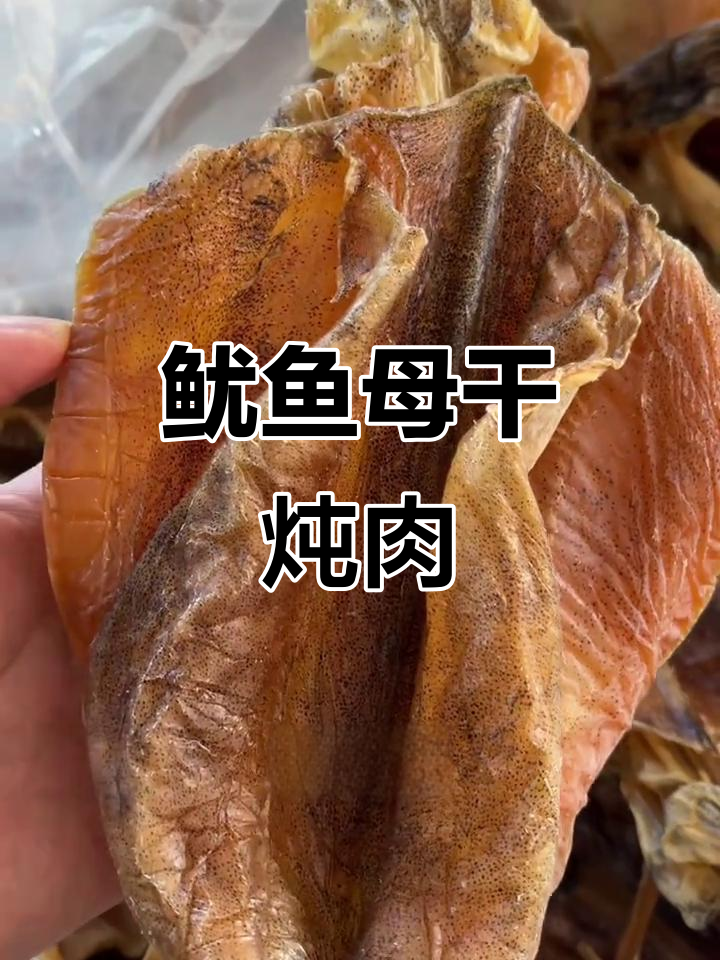鱿鱼母干炖猪肉,做法超简单!