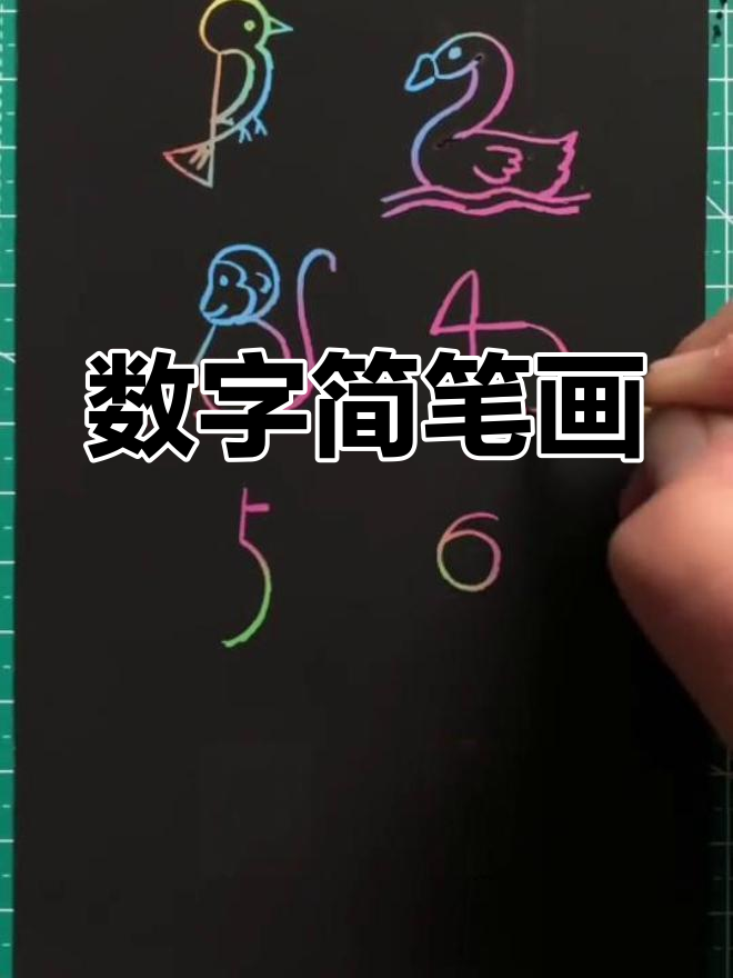 数字创意画:从小鸟到蜗牛,轻松学会这些动物
