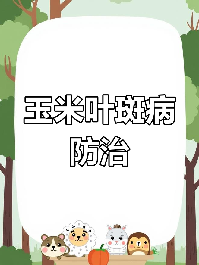 玉米弯孢菌叶斑病防治指南