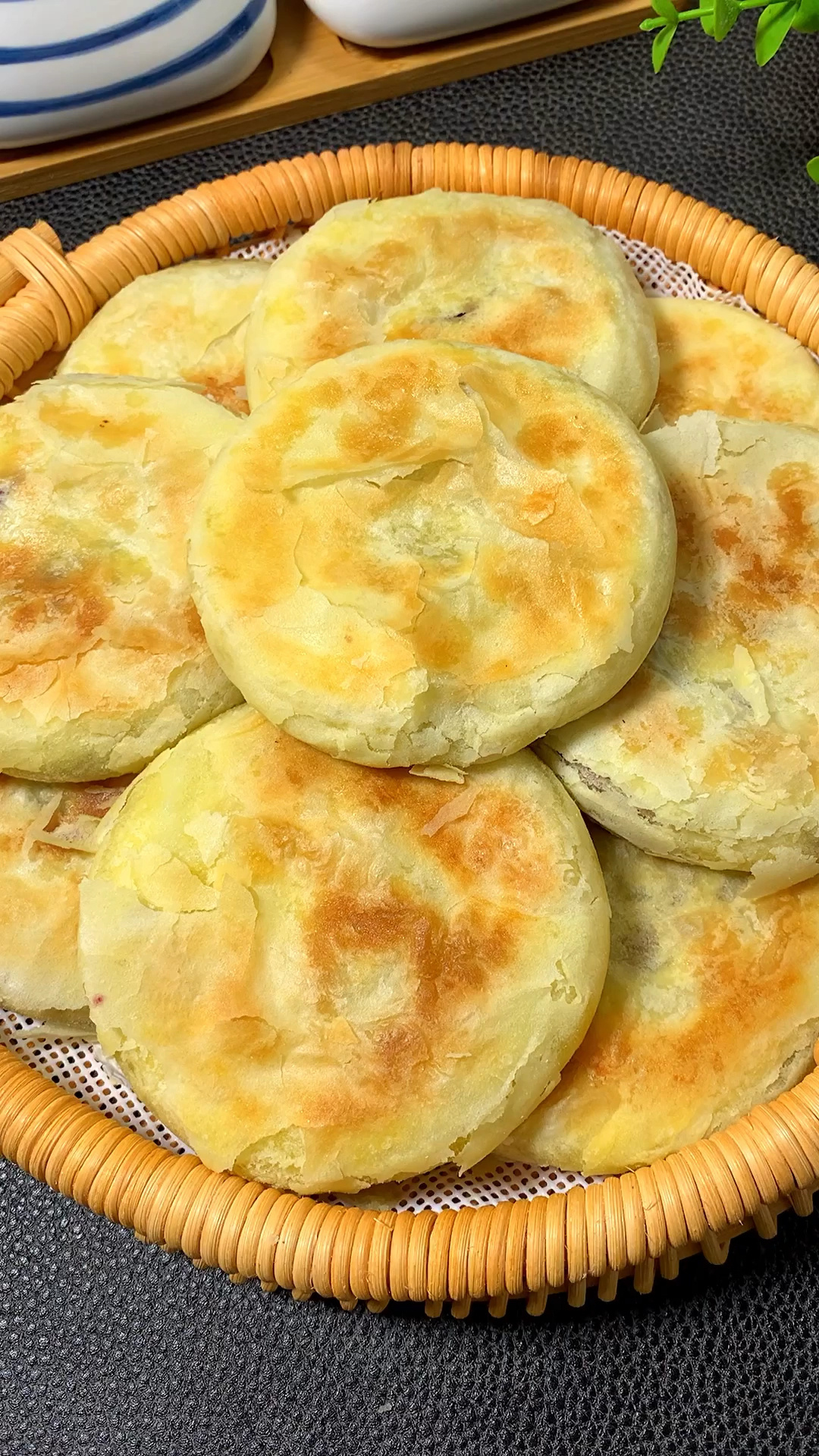不用发面 不用醒面 做脆皮紫薯饼