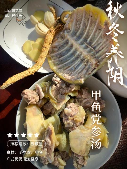 冬养藏|饮鳖煲甲鱼党参汤