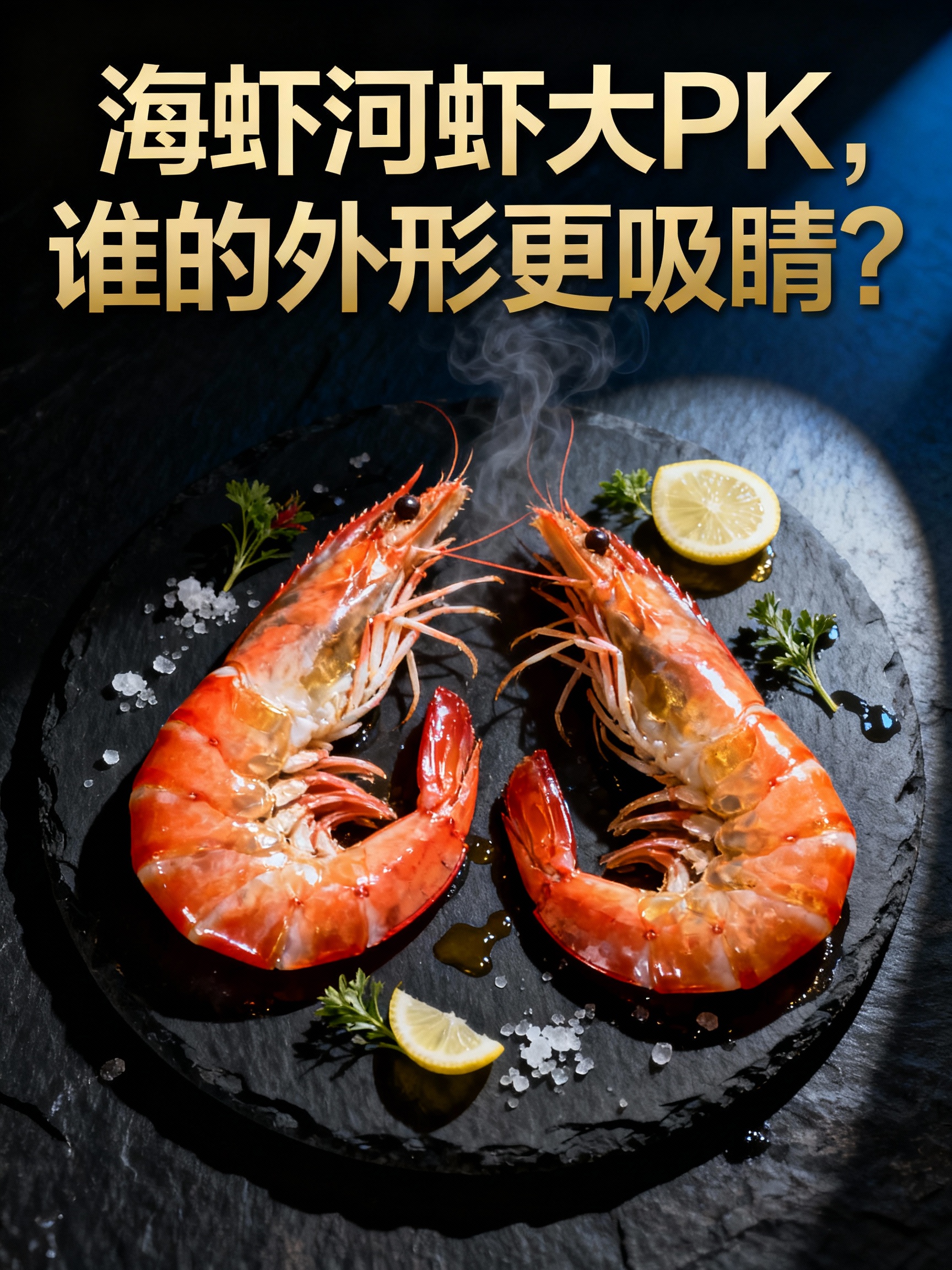 海虾河虾大PK，谁的外形更吸睛？