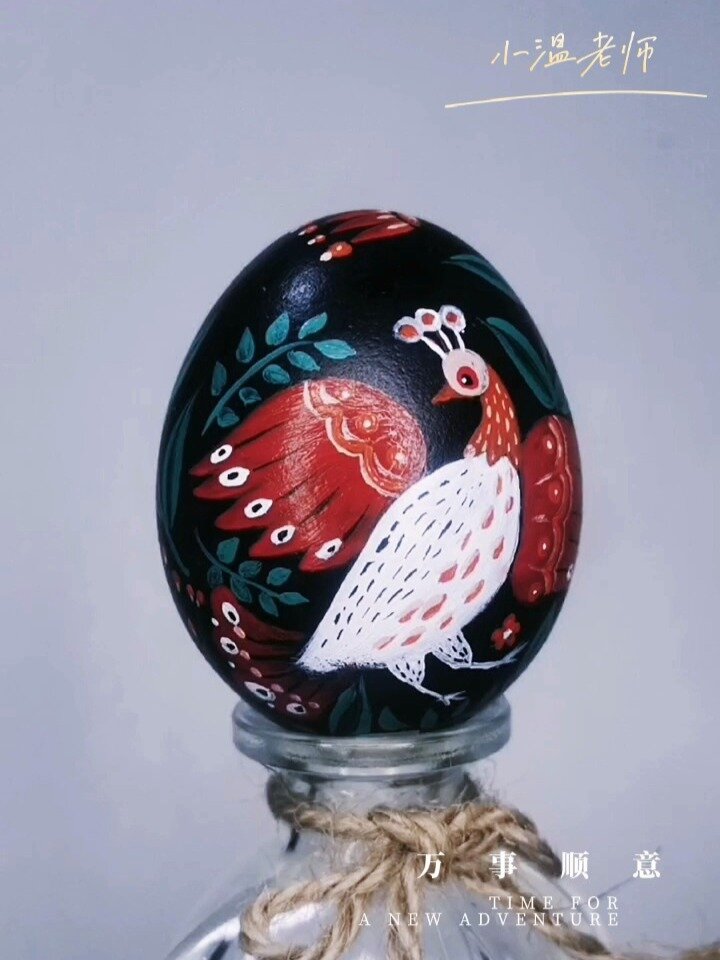 鸡蛋壳手绘