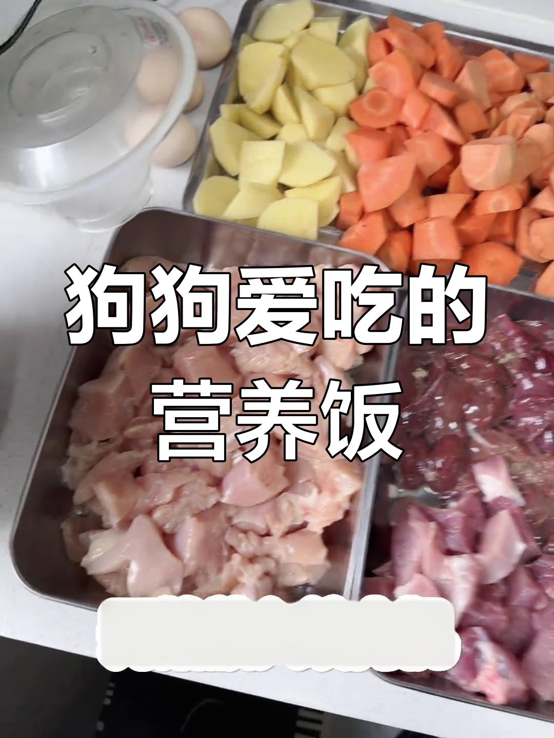 花小钱做营养餐,比熊更爱吃,泪痕也消失了!