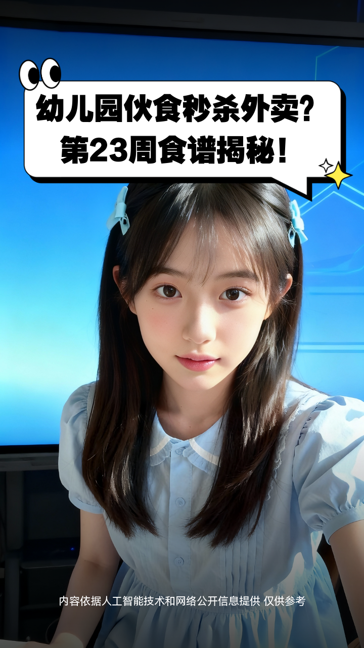 幼儿园伙食秒杀外卖？第23周食谱揭秘！