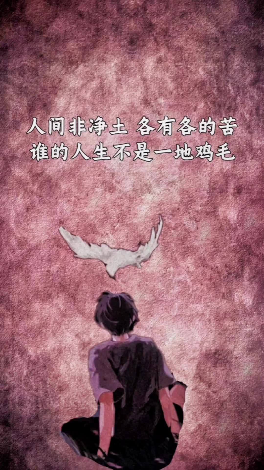 人间非净土,各有各苦。谁的人生还不是一地鸡毛 文案 毒图君 毒案壁纸