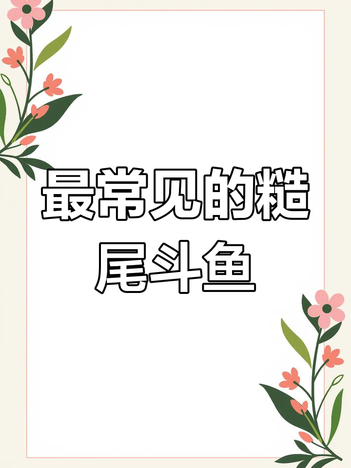 叉尾斗鱼:水中的财富与好斗天性