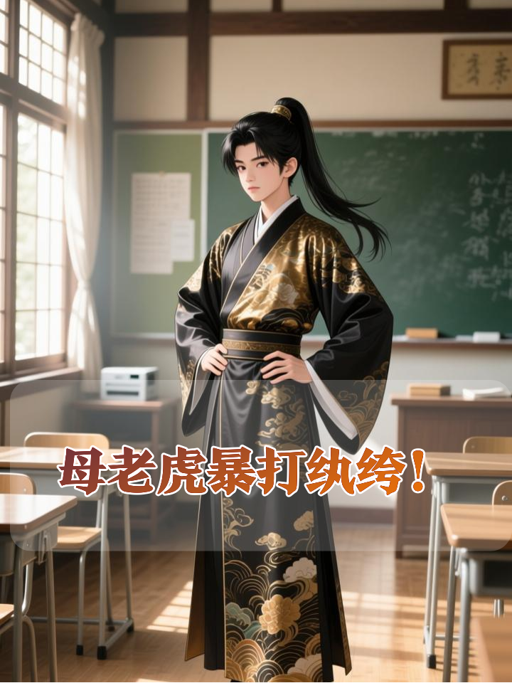 纨绔少爷装病逃学，被新来的母老虎老师当众打屁股！