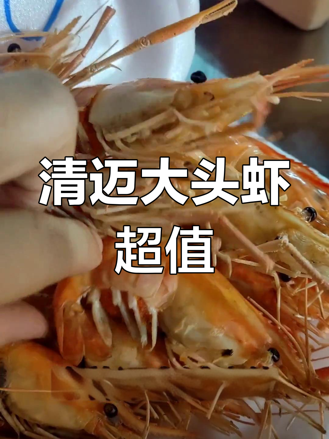 泰国大头虾,清迈必试美味!