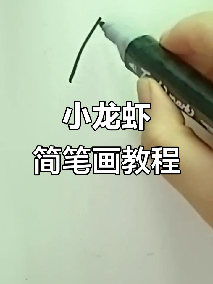 轻松学画小龙虾,步骤简单又有趣