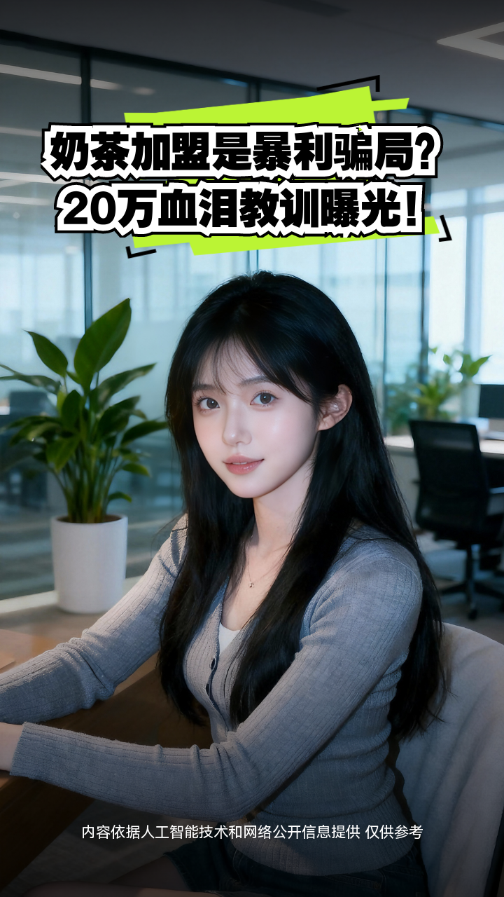 奶茶加盟是暴利骗局？20万血泪教训曝光！