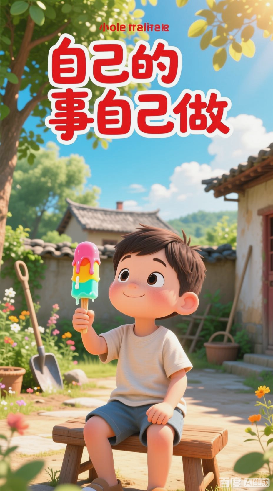 小明吃雪糕的幽默对话
