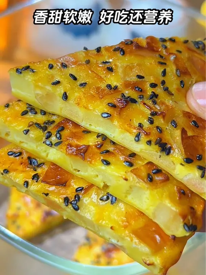 来个苹果鸡蛋饼,简单易做,好吃又营养