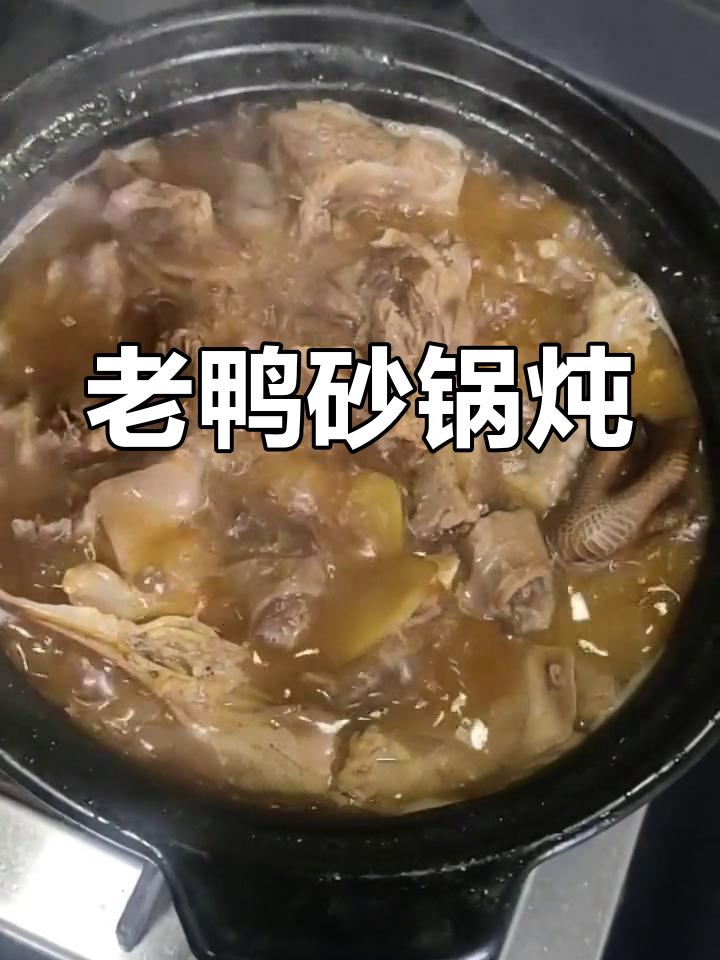 乡下老鸭砂锅炖,香气四溢让人怀念