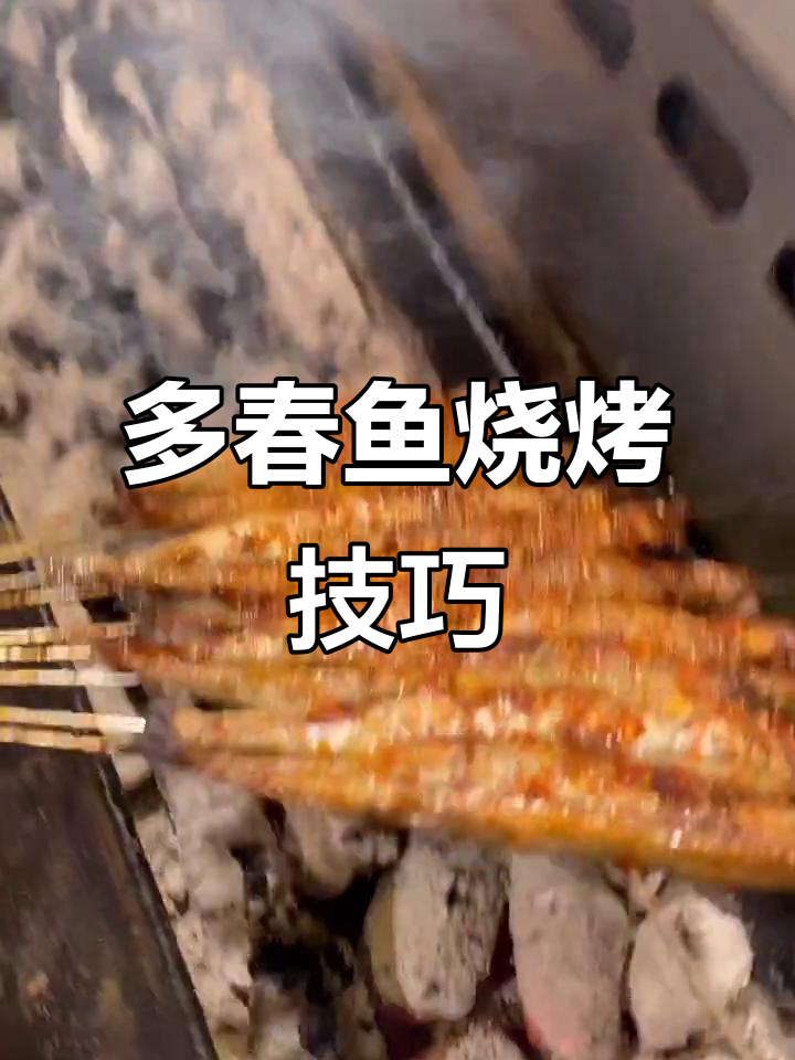 烤多春鱼时,签子别穿破鱼肉,翻面不用太频繁