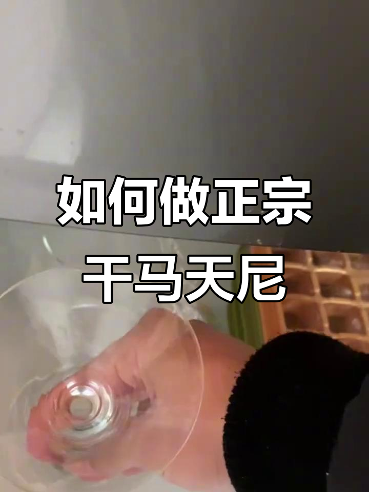 干马天尼制作秘籍:如何让酒吧的鸡尾酒更完美