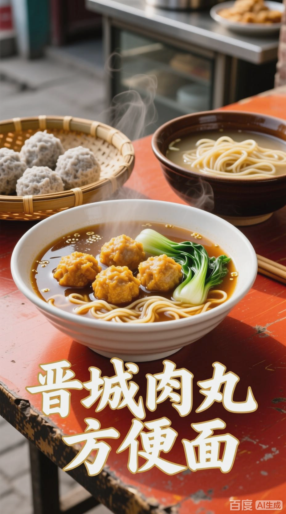 晋城肉丸方便面，早餐新标志
