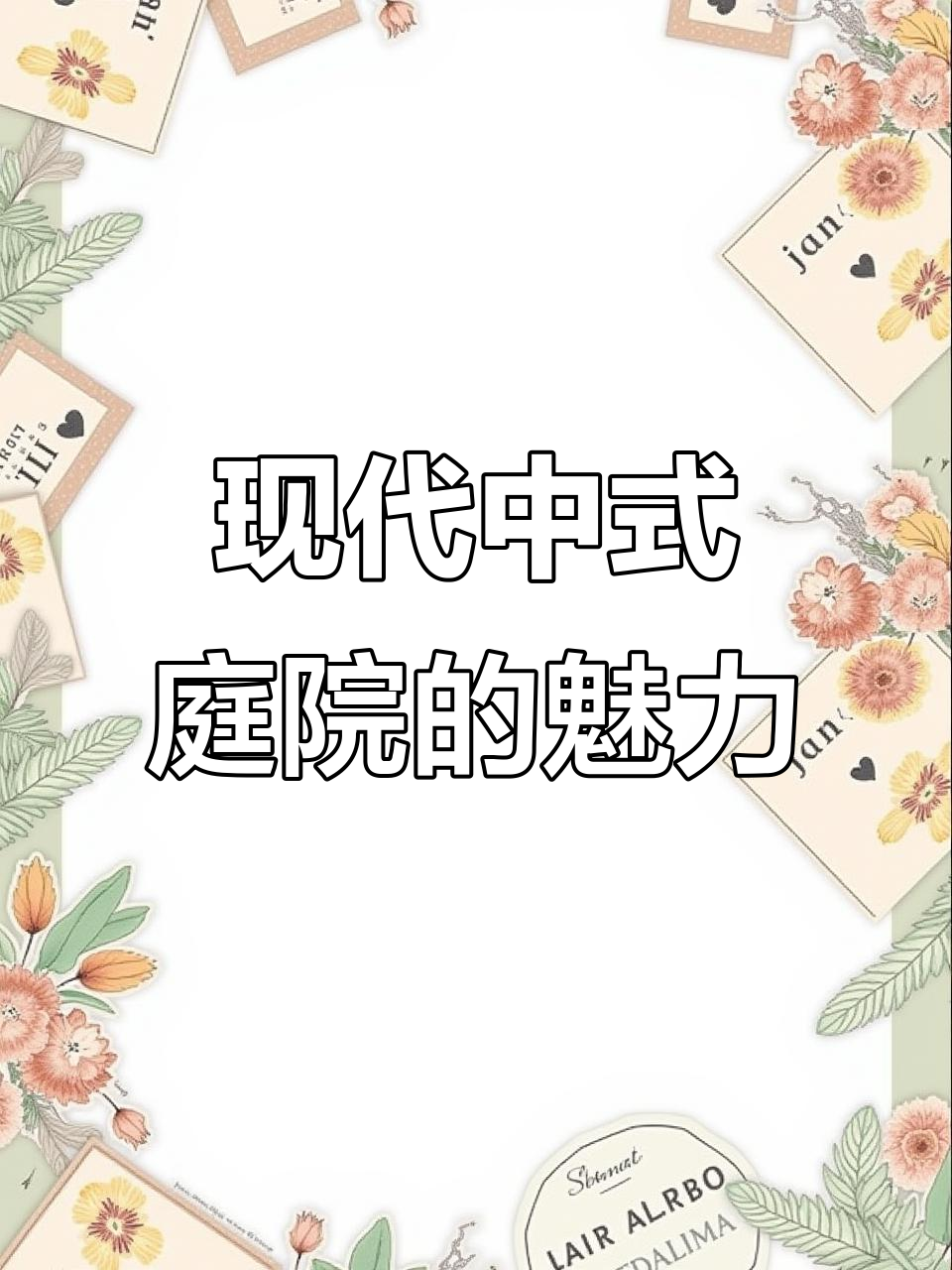 新中式庭院设计全解析:影壁墙、鱼池与阳光房的完美结合