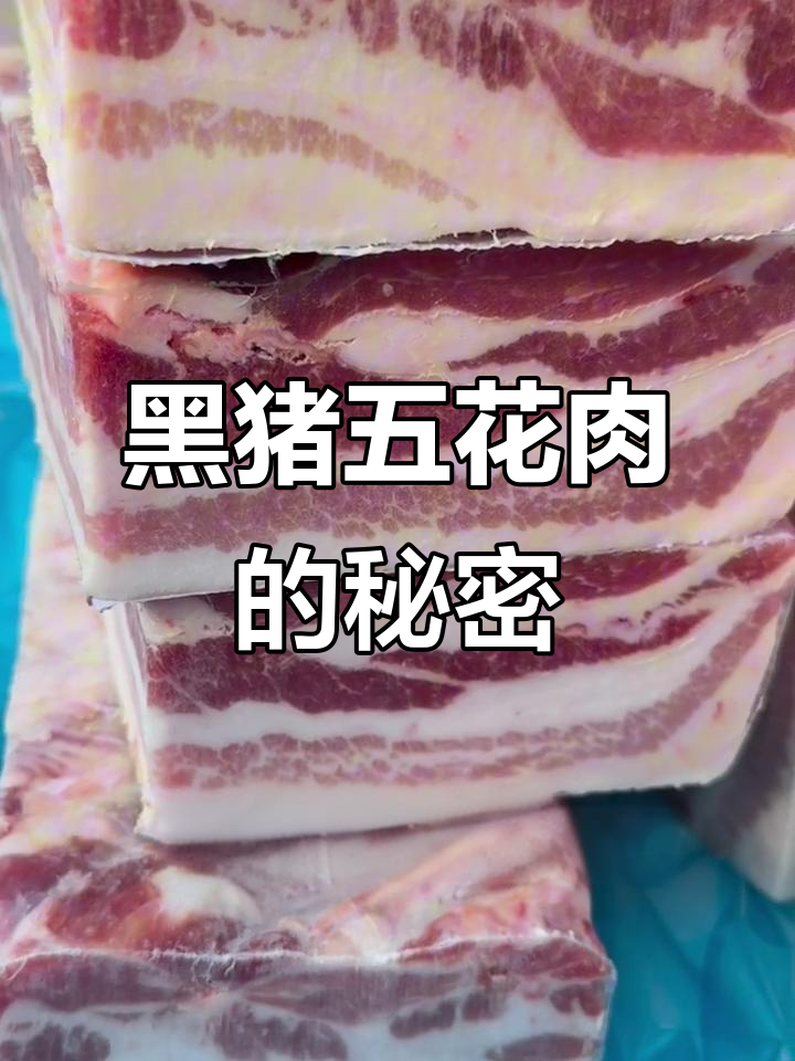 德猪五花肉为何能卖高价?中方国产黑猪肉品质揭秘