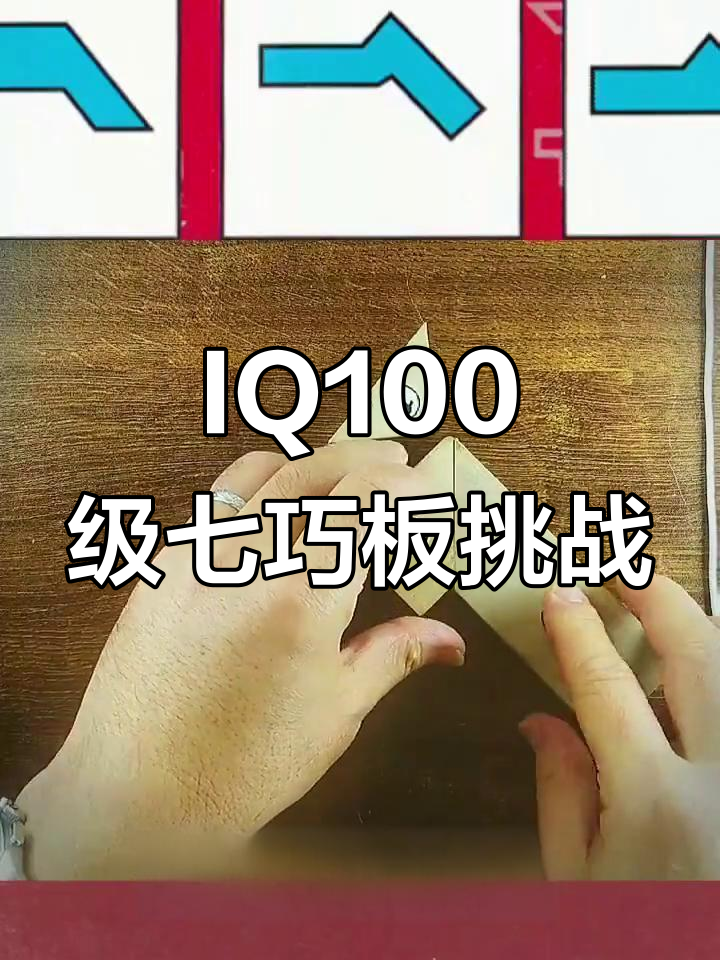 挑战13号七巧板图形,轻松拼出IQ一百一等级