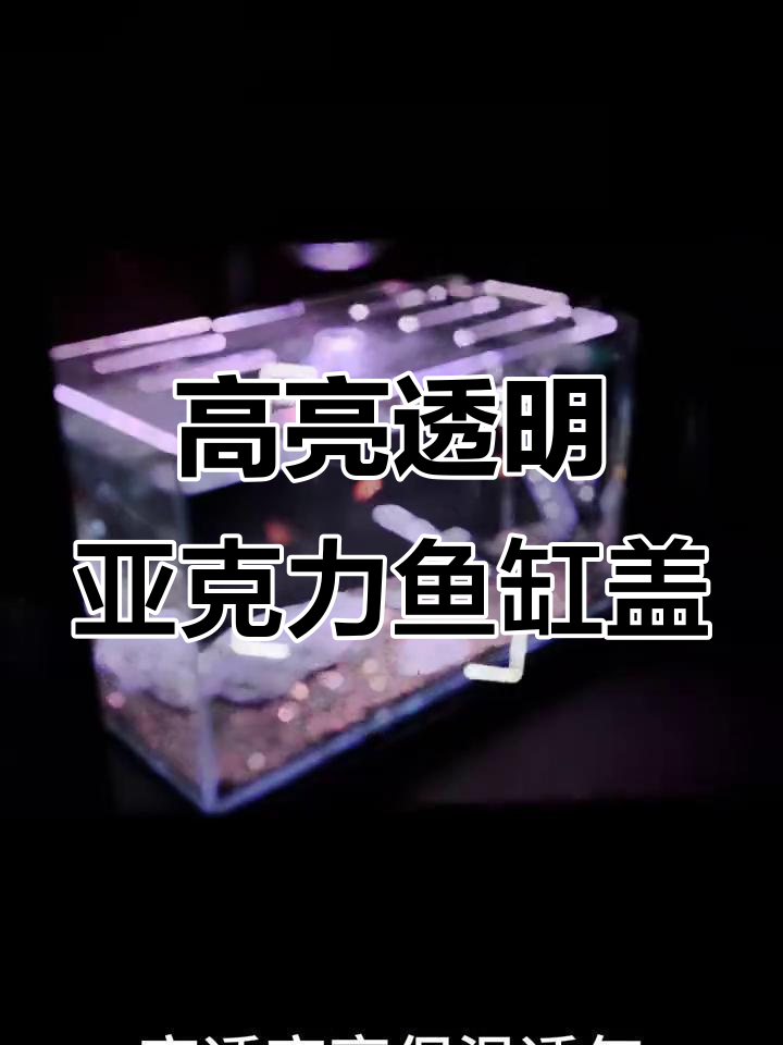 亚克力鱼缸盖板:高透、防尘、保温,定制设计更贴心