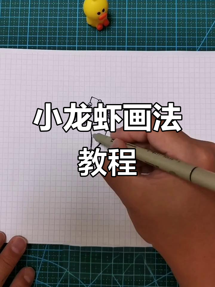 轻松画出可爱小龙虾,步骤简单有趣