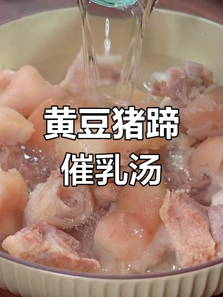 产后奶水不足?试试这款黄豆猪蹄汤,营养又下奶
