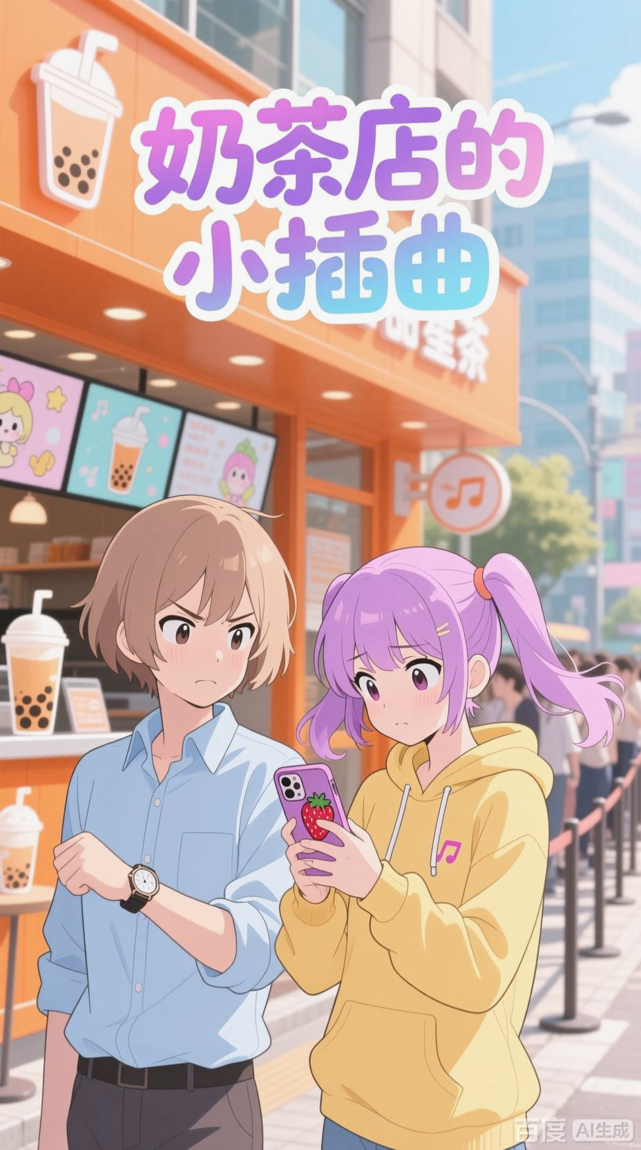奶茶店排队趣事：声量之争