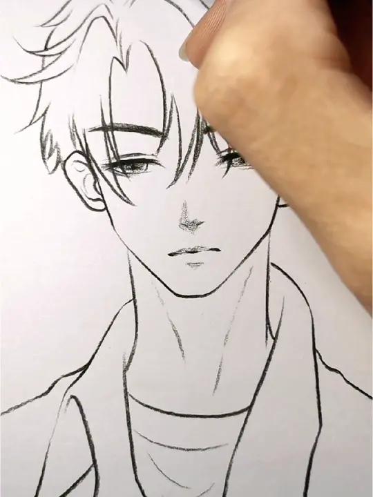 享受过程 尊重结果……手绘 画画 素描动漫