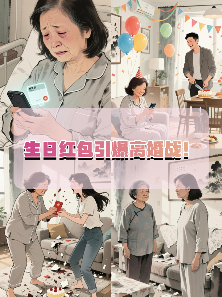 女儿18块羞辱母亲,生日宴秒变离婚现场!