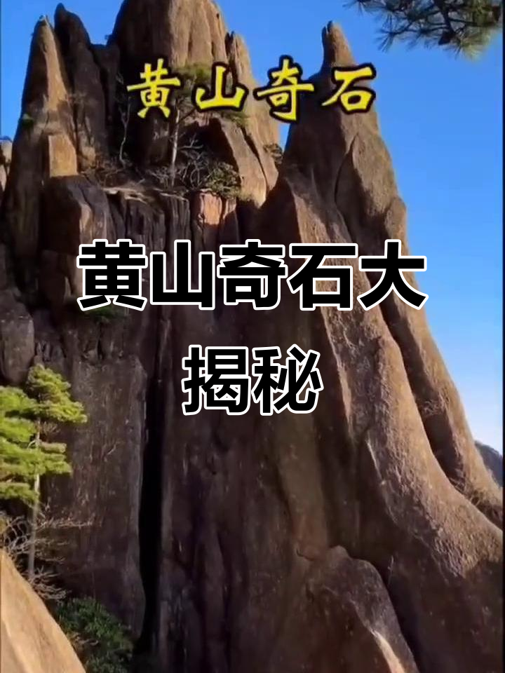 黄山奇石:从猴子观海到金鸡报晓,怪石的奇妙之旅