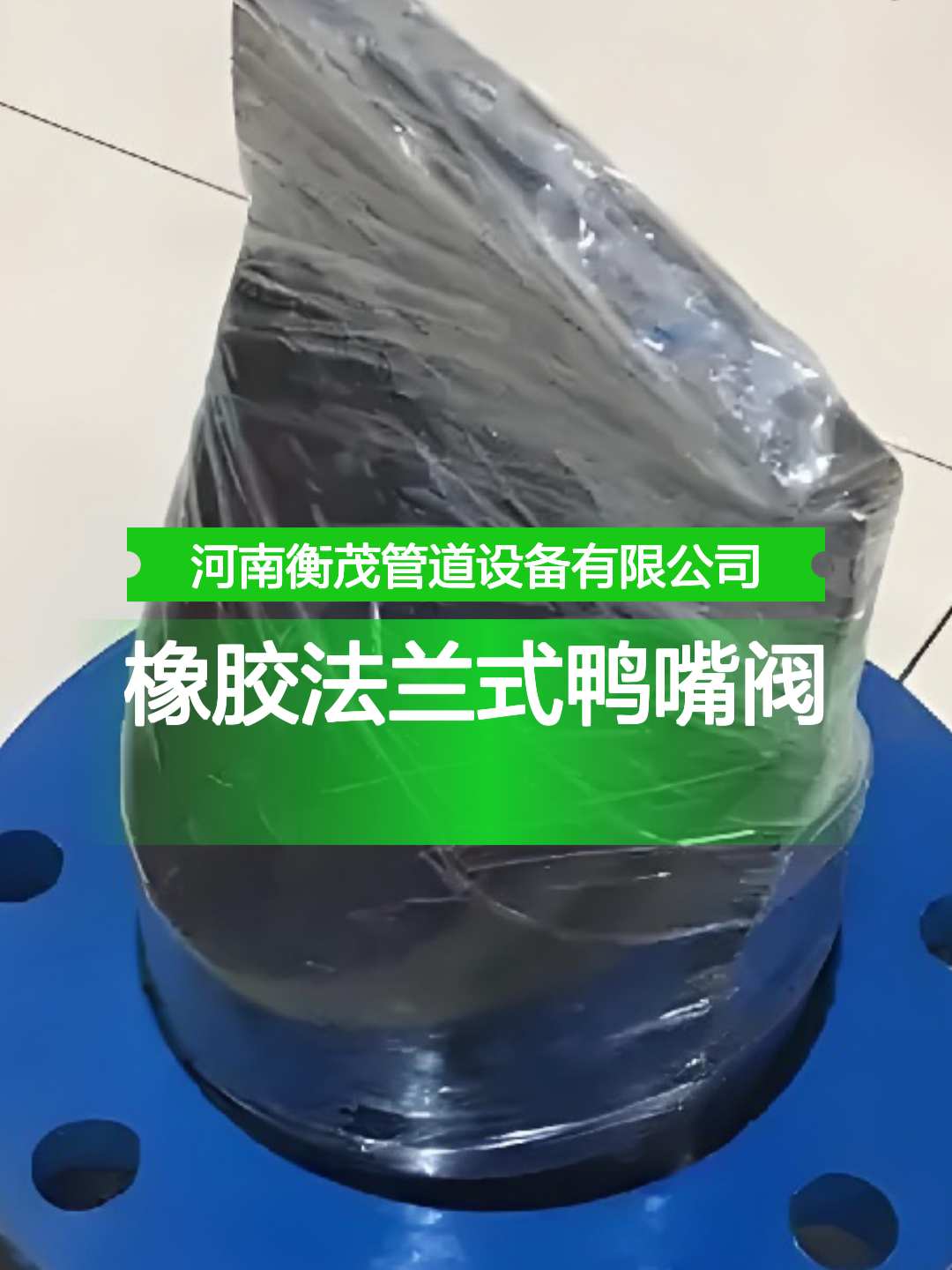 橡胶法兰式鸭嘴阀