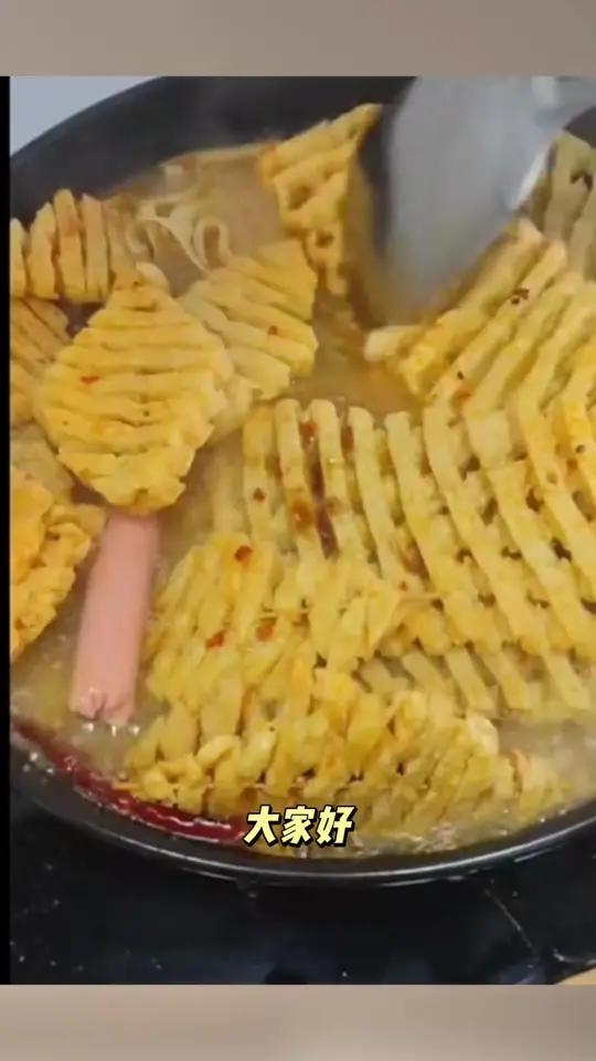 豆腐串干串兰花干整箱豆制品麻辣烫手工油豆腐商用烧烤火锅食材