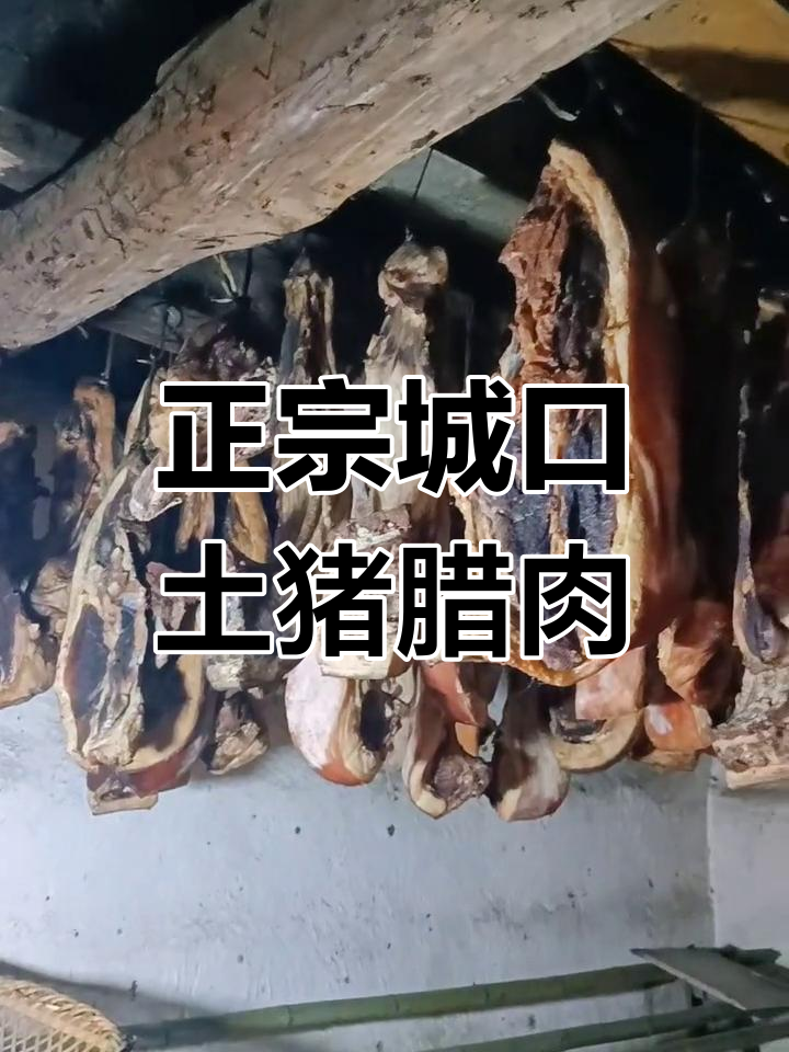 城口高山土猪腊肉,老瓦房小火高炕的家乡味