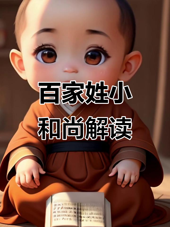 小和尚带你读百家姓，游逐全露盖邑环公等姓氏一网打尽