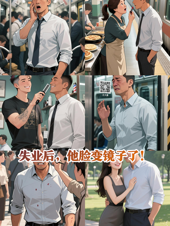 失业小伙惊觉脸变成镜子，照出人性百态