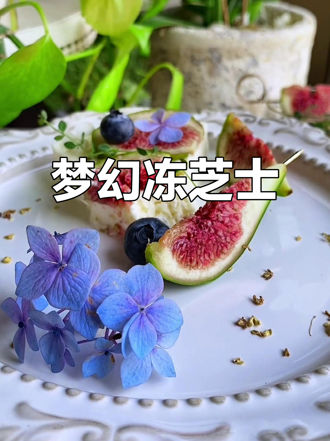 梦幻冻芝士蛋糕，颜值与美味并存，谁能抗拒它的诱惑？