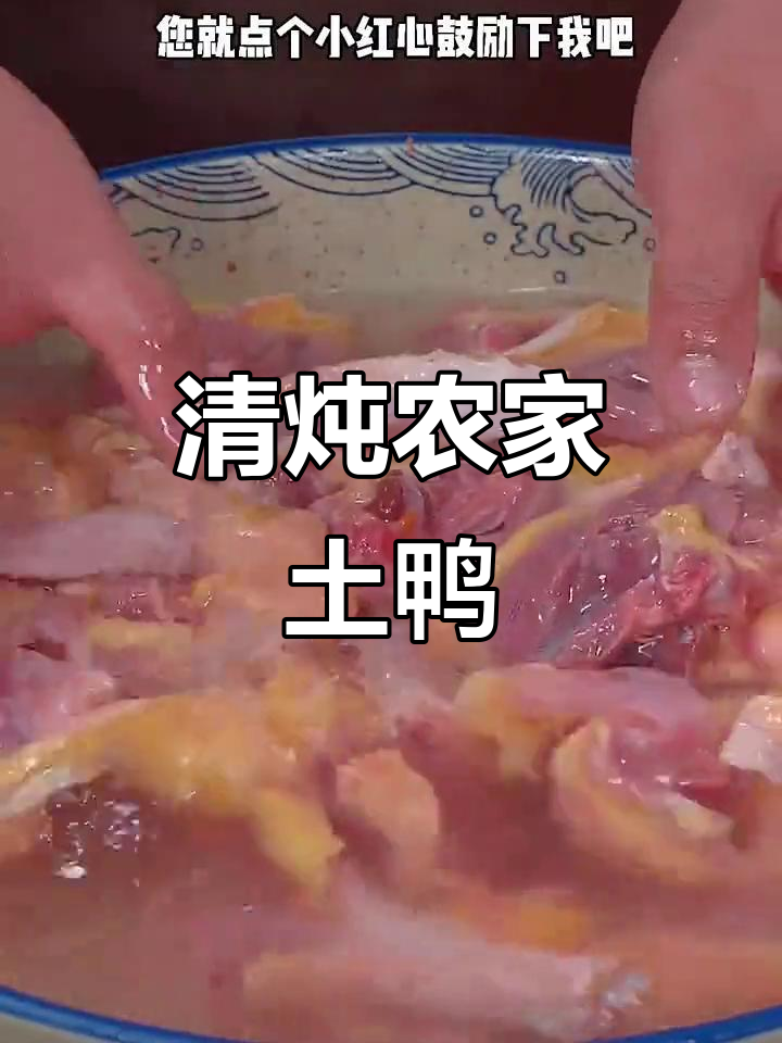 农家土鸭炖汤，清亮鲜美又营养