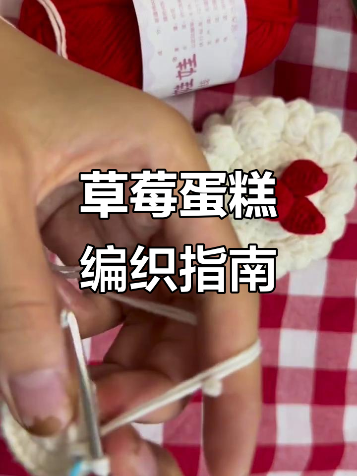 草莓蛋糕钩织教程:从基础到高级技巧全解析