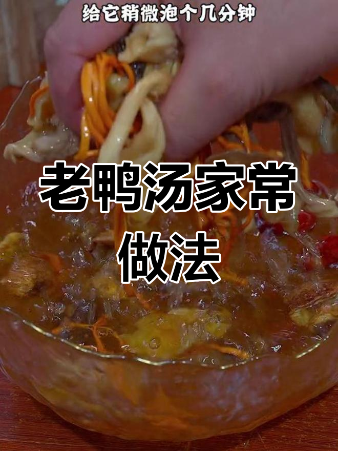 简单步骤炖出鲜美老鸭汤,清香四溢让人回味无穷