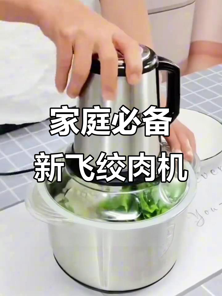 新飞电动绞肉机,厨房神器让美食更简单
