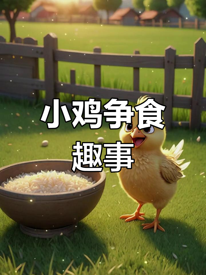 小鸡吃米大作战,毛毛和花花如何抢石头?