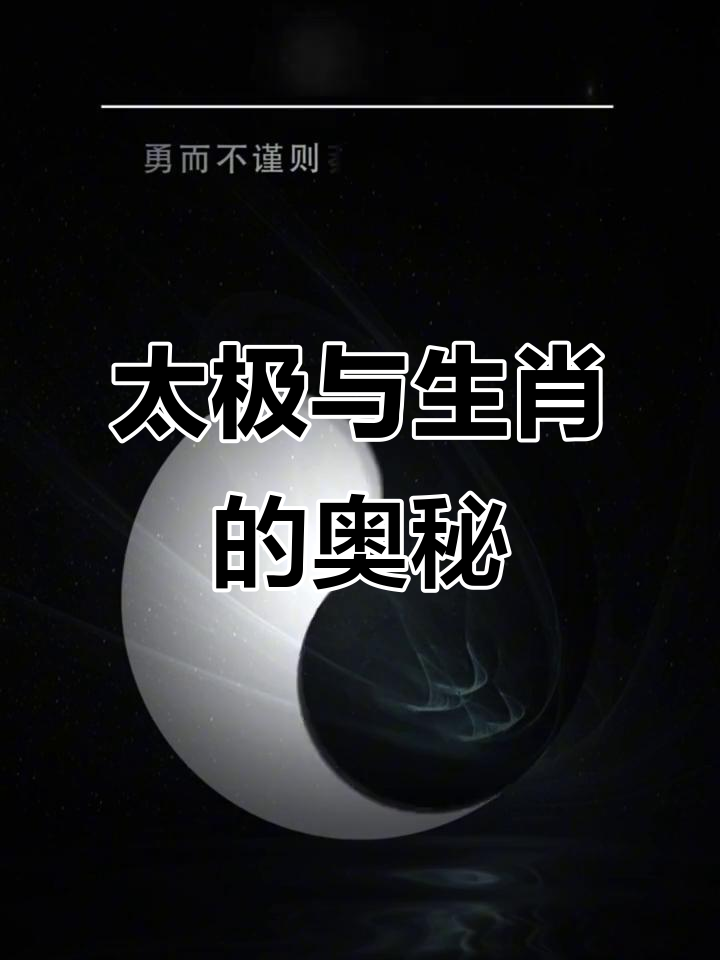 太极图解十二生肖,揭示每个动物背后的秘密