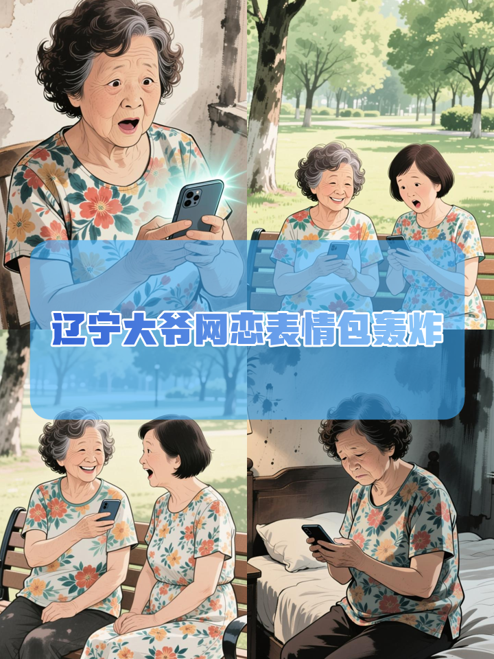 笑不活了！辽宁大爷网恋聊天记录曝光，各种表情包密集输出看花眼，这才是夕阳红浪漫