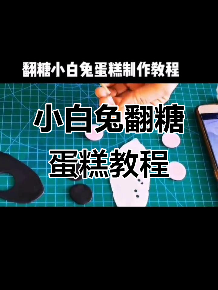 立体翻糖小白兔蛋糕制作,乌鲁木齐烘焙短期培训教程