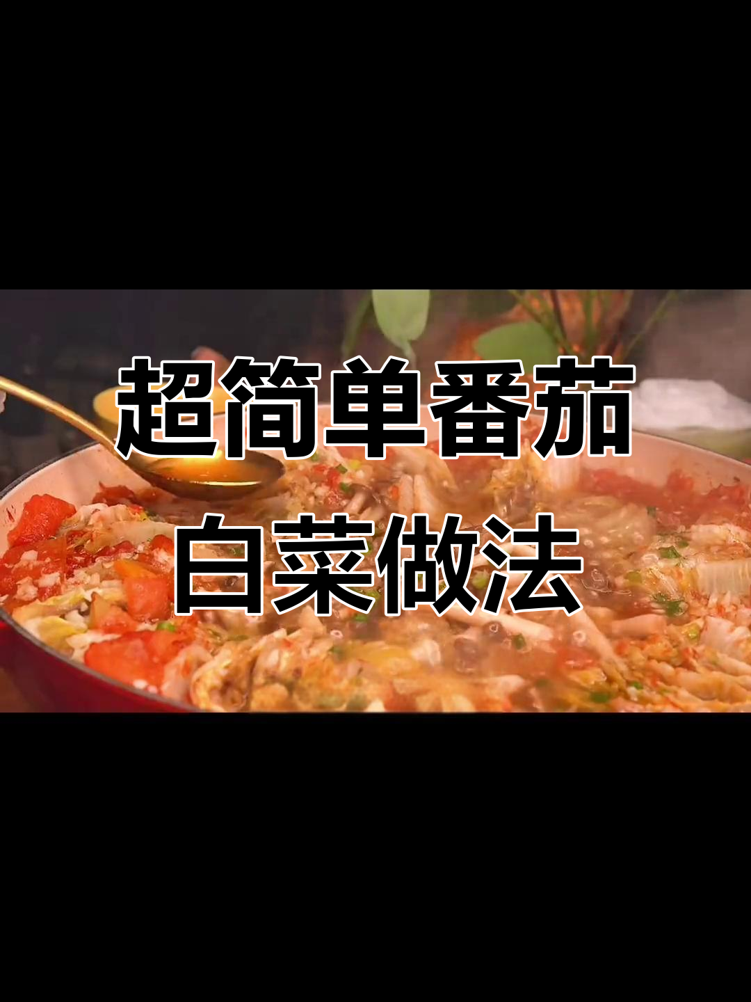 番茄白菜肥牛,十分钟搞定美味大餐